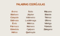 Qué son las palabras esdrújulas (121 ejemplos)